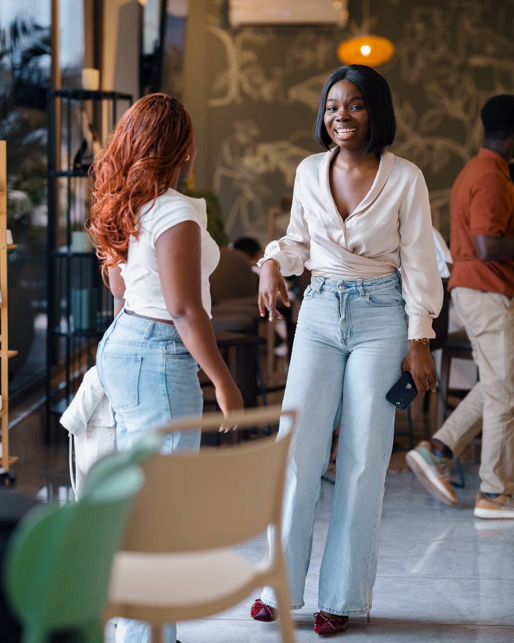 Two marketers in conversation